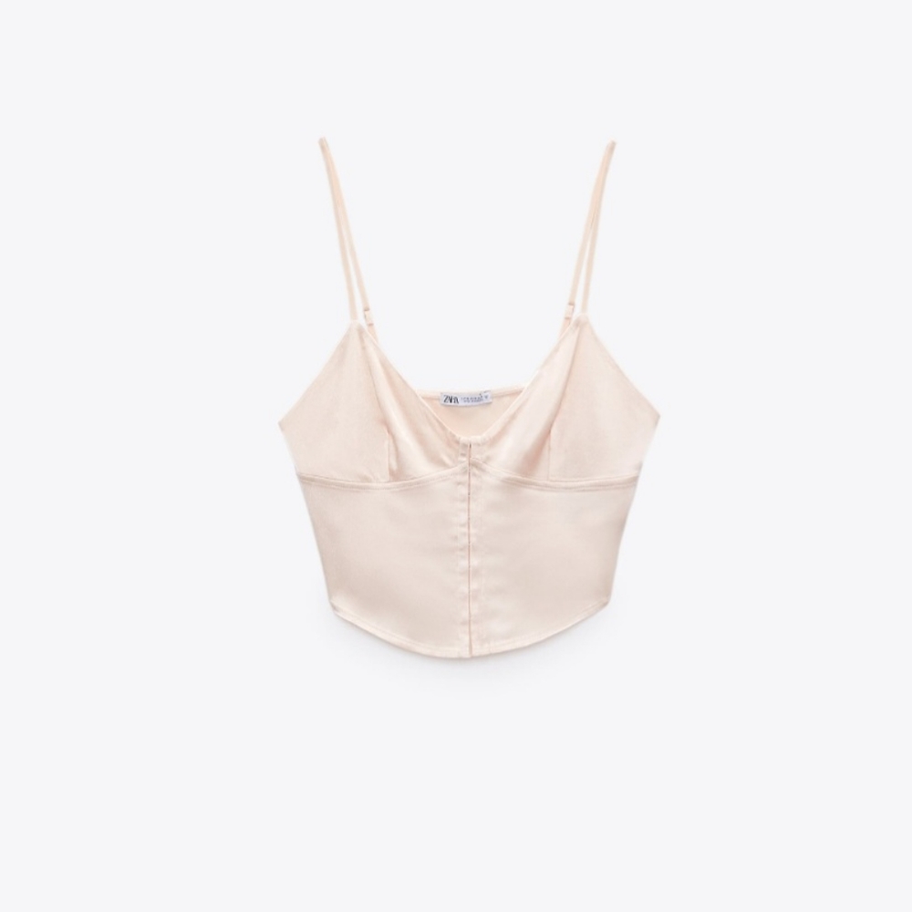 ZARA satin effect top NWT size Medium
